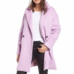 Nordstrom Leith Double Breasted Oversized Coat